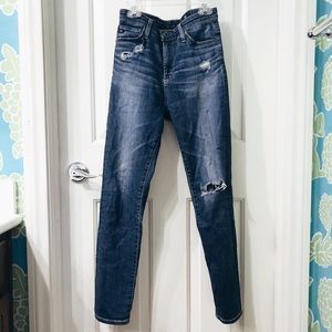 AG | High Rise Stevie Ankle Slim